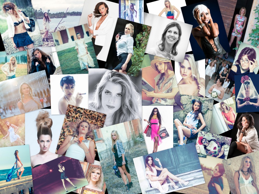 Collage donne